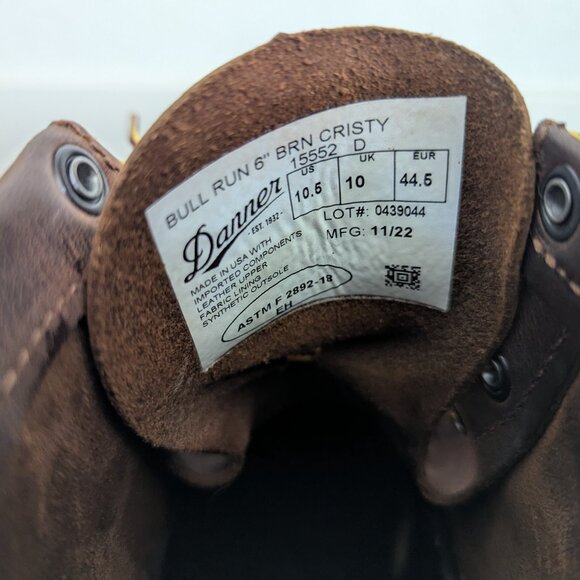 Danner Ms Bull Run 6" Boot Ms US 10.5 - Picture 7 of 7